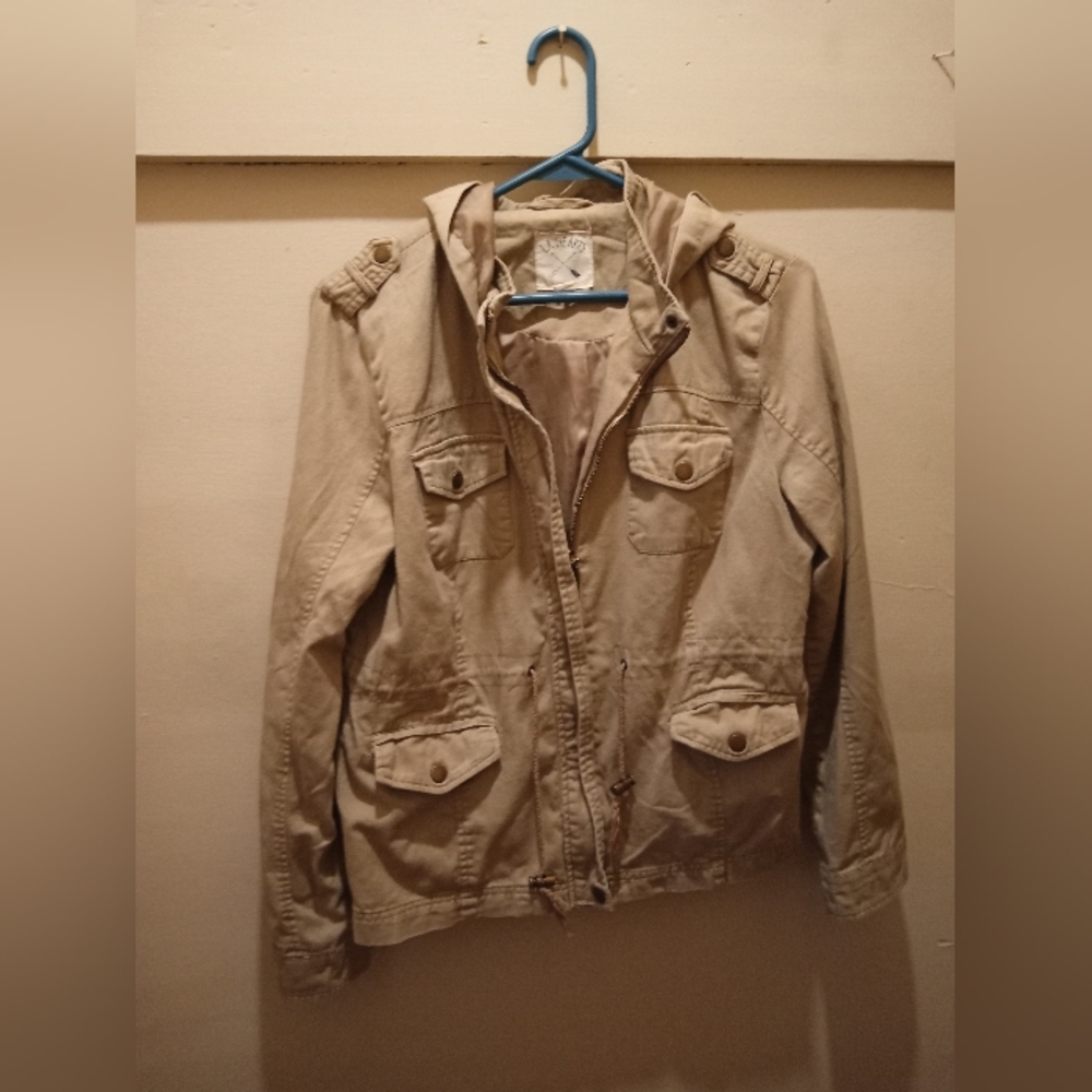 L tan pacsun jacket
